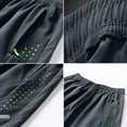thumbnail image 5 of Resicozy Casual Sweat Shorts for Men with Zipper Pockets Cotton Athletic Gym Shorts Lightweight Running Lounge Shorts Gray 2XL, 5 of 7