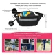 thumbnail image 3 of Correa Elastica Deportiva Para Perros Manos Libres Cangurera, 3 of 8