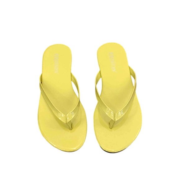 Shadoumai Flip Flops for Women Rubber Non- Cushion Foam Thong Sandals - Beach Bathroom Shower Indoor Outdoor Shoes