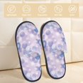 thumbnail image 2 of Balery Winter With Snowflakes Pantuflas de Casa de Felpa Silenciosas con Diseño Estampado, Zapatillas Cómodas Antideslizantes de Algodón para Interior-Large, 2 of 8