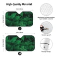 thumbnail image 3 of Bingfone Green Leave Fern Car Windshield Sun Shade Protector Keep Your Vehicle Cool Sun Shield Visor Cover Foldable For Car Truck Suv-Small, 3 of 9