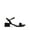 BLACK-SUEDE, variant on Women's Low Heels for Women Classic Open Toe Ankle Strap Block Chunky Heel Sandals Holiday Party Wedding Dress Pumps Shoes