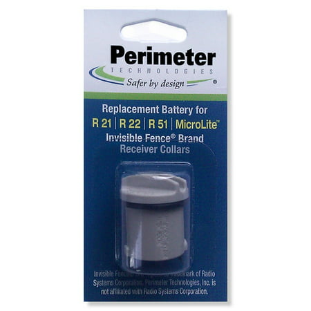 Perimeter Technologies Invisible Fence Compatible R21 and R51 Dog Collar Battery, (Best Rated Invisible Dog Fence)
