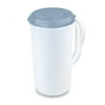 thumbnail image 1 of Sterilite 2 Quart, 64oz Clear Plastic Flip Top Pour Pitcher with Lid (18 Pack), 1 of 7