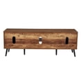 thumbnail image 3 of Jomeed Mid Century Modern Wooden TV Entertainment Console with Shelf, 3 of 12
