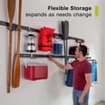 thumbnail image 4 of Rubbermaid Garage FastTrack 15-Piece Medium Kit, Black/Grey, 4 of 7