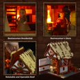 thumbnail image 4 of Juego de ladrillos de construcción FUNWHOLE Medieval Market con LED 2614 unidades, 4 of 7