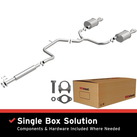 BRExhaust OE Replacement Exhaust System Kit 106-0234: Compatible with 2003-2008 Pontiac Grand Prix 3.8L