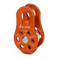thumbnail image 1 of AL-NASR High-Strength Aviation Aluminum Climbing Pulley - Orange, 20KN Static Load, 10KN Rolling Load, 8-13mm Rope Diameter, Lightweight & Durable for Rescue & Outdoor Use, 1 of 7