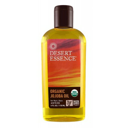 Jojoba Oil (Organic) Desert Essence 4 oz Liquid (Best Organic Jojoba Oil Brand)