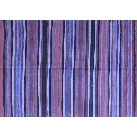 Ahgly Company Indoor Rectangle Oriental Blue Traditional Area Rugs, 2' x 5'