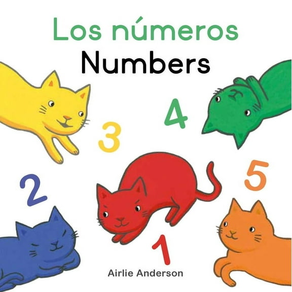 Curious Cats (Spanish/English) Los Números/Numbers, (Board Book)