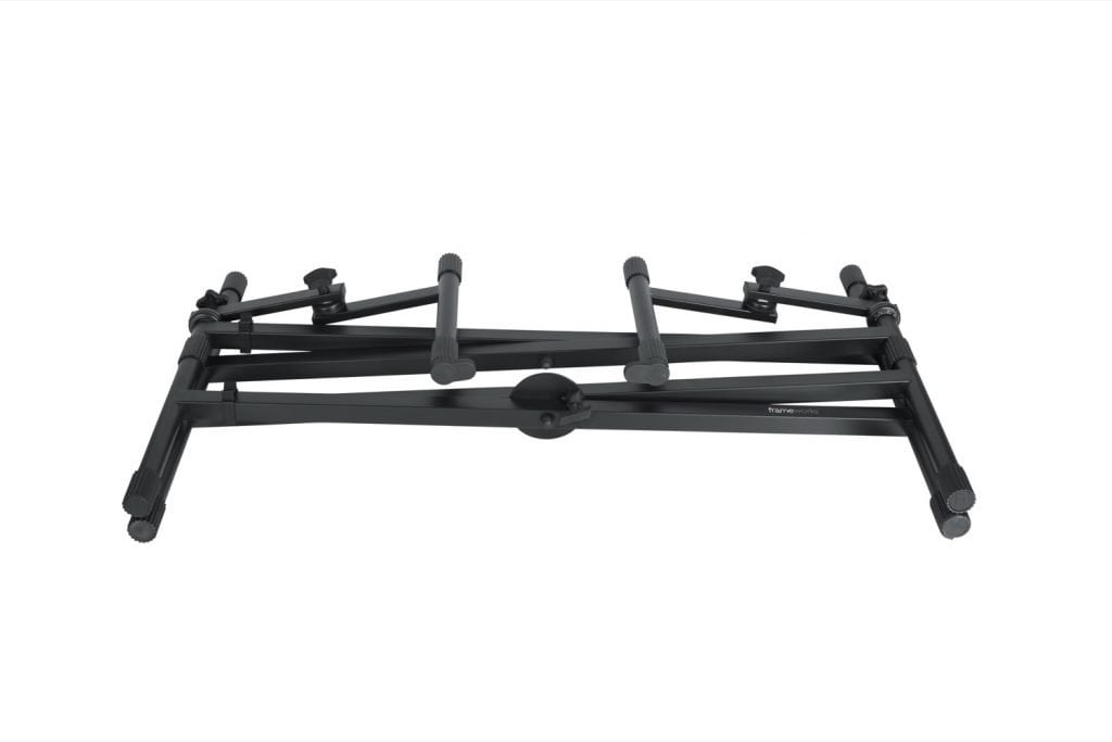 GATOR FRAMEWORKS GFW-KEY-5100X ADJUSTABLE DOUBLE-BRACED X-STYLE KEYBOARD STAND