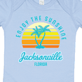 thumbnail image 4 of Inktastic Summer Enjoy the Sunshine Jacksonville Florida in Blue Boys or Girls Baby Bodysuit, 4 of 5