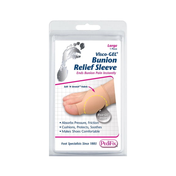 PediFix Visco-gel Bunion Relief Sleeve, Large