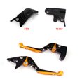 thumbnail image 1 of Adjustable Clutch Brake Lever for Speed Triple R 2016-2018 1200 Scrambler Gold, 1 of 4