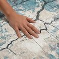thumbnail image 3 of Addison Rugs Mayfield Premium Machine Washable Transitional Abstract Teal Rectangle Rug, 8' x 10', 3 of 8