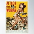 thumbnail image 2 of Attack Of The 50 Ft. Woman Poster Wall Art, Modern Wall Decor For Living Room Bedroom, 12x18 UNFRAMED, 2 of 3