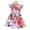 Q001, variant on Kkkded Baby Kids Girls Crewneck Dresses for 18 Months - 6 Years Short-Sleeved Casual Dress Cute Printed Girls Sundress for Toddler