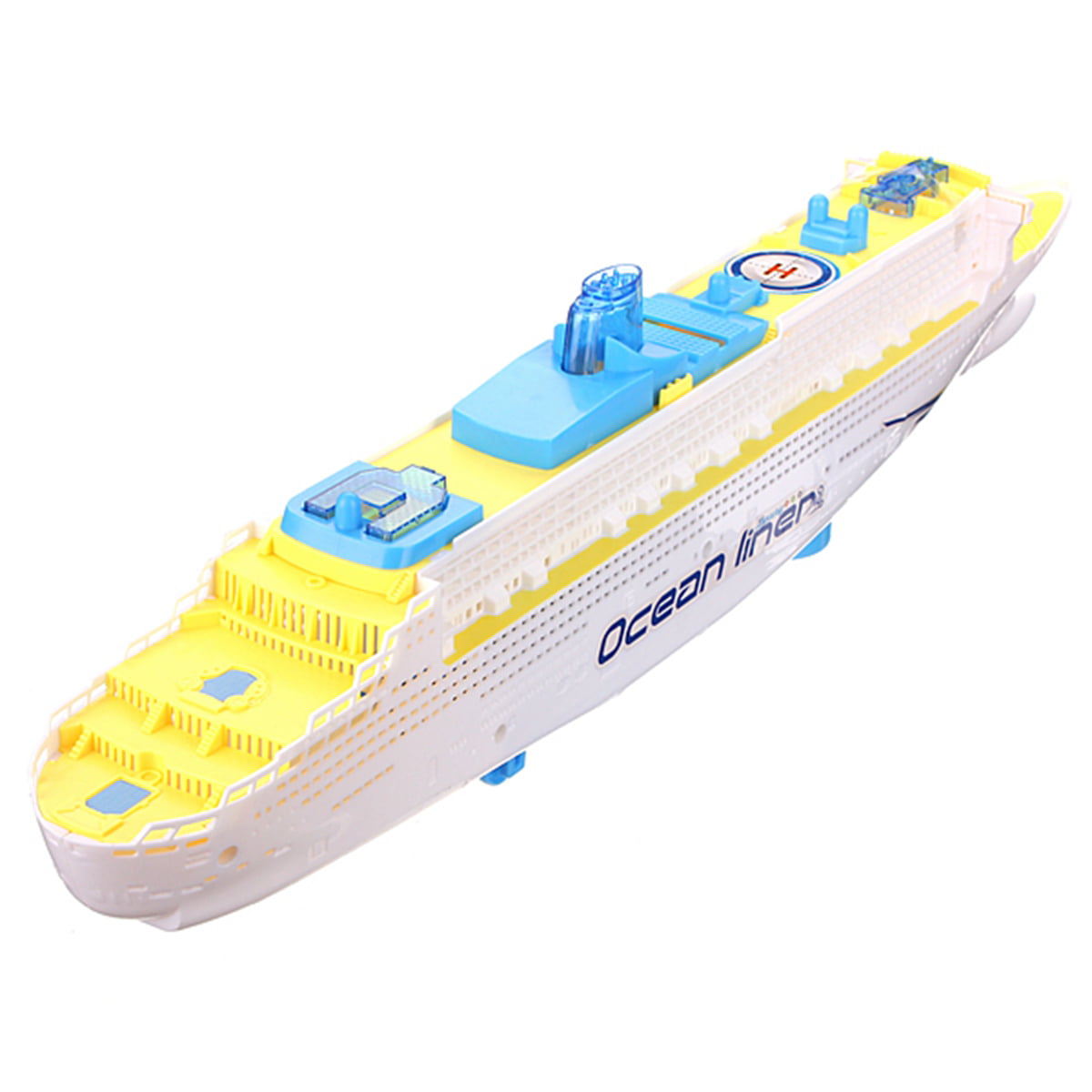 Electric Ocean Liner Toy Blinkende LED Leuchten Geräusche Cruise Ship Boat 