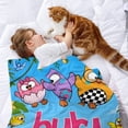 thumbnail image 2 of Bubu y los Pequeños Búhos anti-pilling, suave, ligera, esponjosa y acogedora de lujo para hogar y cocina – Perfecta para niños y adultos,200X150cm, 2 of 6