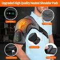 thumbnail image 3 of Wrongduck Cordless Heated Shoulder Brace Wrap with Massage, 3 Heat & Vibration Modes, 5000mAh Rechargeable Heating Pad Shoulder Massager for Men and Women, 3 of 7