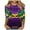 A48 Purple, variant on Cadancy Womens Mardi Gras Shirt Plus Size Rave Party Trendy 3/4 Sleeve Tops Holiday Graphic Crewneck Shirts Funny Casual Carnival Blouse Tee