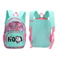 thumbnail image 2 of Mochila De Niños De Dibujos Animados De Lentejuelas Mochila De Almacenamiento Exquisita Encantadora Colorida Para Estudiantes Verde Menta + Rosa Fluorescente, 2 of 5