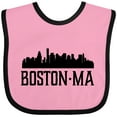 thumbnail image 3 of Inktastic Boston Massachusetts Skyline City Silhouette Boys or Girls Baby Bib, 3 of 4