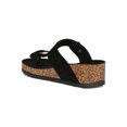 thumbnail image 3 of Women T-Strap Open Toe Cork Footbed Slide Sandal 18637, 3 of 6