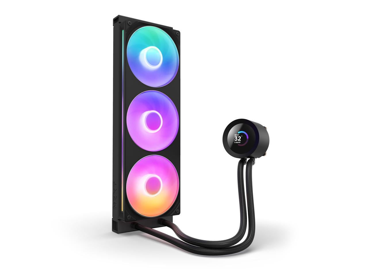 NZXT RLKR360B2 Kraken Plus 360 RGB AIO CPU Liquid Cooler Black
