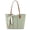 Green, variant on Montana West Tote Bags for Women Medium Top Handle Handbags with Scarf, Tan