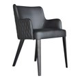thumbnail image 2 of Chaise de Salle à Manger ZAYDEN Noire, 2 of 2