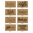 thumbnail image 3 of 50pcs Kraft Paper Thank You Card for Enterprise Store Business Package Decoration Card Thank You for Your Order Card Wholesale (type-1), 3 of 7