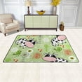 thumbnail image 3 of Coolnut Lightweight Soft Area Rugs 31x20 Inch, Cartoon Cows Birds Floor Mat Doormat for for Rooms Entrance Hardwood Floor Living Room Nursery Rugs, 3 of 6