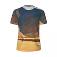 thumbnail image 5 of Desert Print T-Shirt Beach Maynard Dixon Streetwear T-Shirts Harajuku Tshirt For Men Desi, 5 of 5