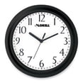thumbnail image 1 of Wall Clock - 9 Po.- Chiffres Arabes - Cadran Blanc-Monture Noire, 1 of 1