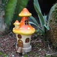 thumbnail image 6 of Sruoe Garden Statues for Outside, Garden Decorations Outdoor, Garden Decor with LED Light, Garden Solar Lights, Solar Garden Decor, Gardening Gifts, House Garden Statue for Garden Lawn Pathway Yard, 6 of 6