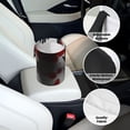 thumbnail image 6 of Wukai Shadows Behind Print Car Trash Can - Easy to Clean Hanging Garbage Bin - Removable Liner - Leak-Car Garbage Can - Waterproof Trash Can for Car and SUV, 6 of 7