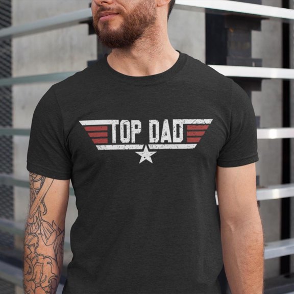 Top Dad Unisex Graphic T-Shirt, Father's Day Gift Shirt for Dad