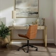 thumbnail image 5 of Maker Office Chair Brown Office Chair, Modern Style, Plush and durable faux leather fabric, Plywood, Indoor Office, 5 of 14