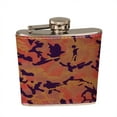 thumbnail image 1 of KuzmarK 6 oz. Leather Pocket Hip Liquor Flask - Purple Camouflage, 1 of 1