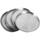 thumbnail image 5 of Pizza Baking Pan Stainless Steel Round Oven Tray for 4Pcs Versatile Use, 5 of 5