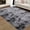 Dark Gray, variant on ZACOO 10' x 13' Large Area Rug High-Pile Plush Shag Rug Perfect for Living Rooms, Bedrooms, Dining Rooms, Brown