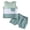 A119-Light Green, variant on TOWED22 Toddler Boy Summer Outfits Baby Boy Animal Print Short Sleeves T-Shirt Plaid Shorts Set Infant Boy Clothes Set Light Green,6-9 M