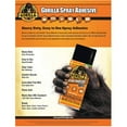 thumbnail image 6 of Gorilla Spray Adhesive Clear 4 oz Fine Mist Heavy Duty Permanent Bond, 2-Pack, 6 of 13