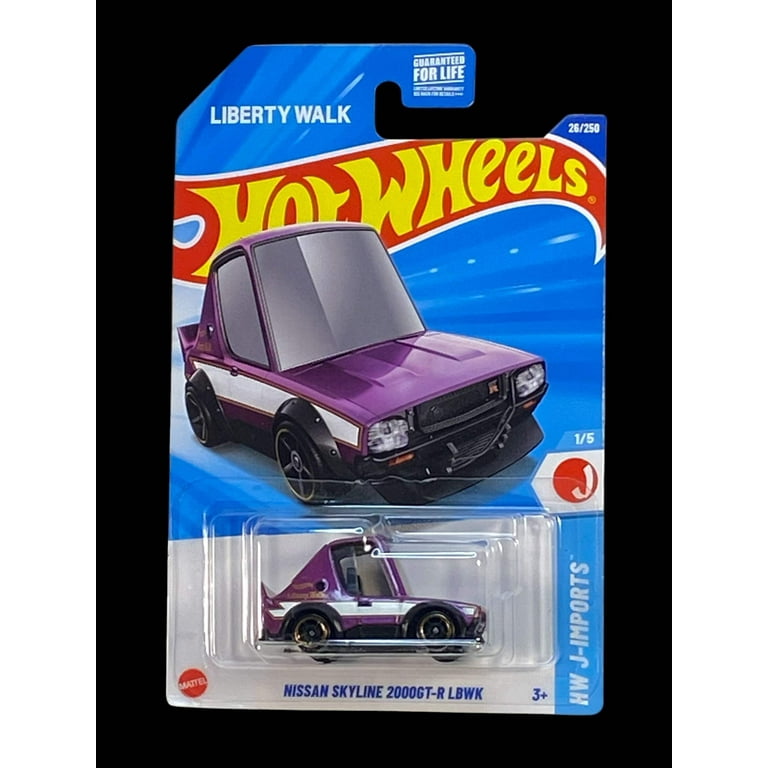 Hot Wheels Purple Nissan Skyline 2000GT-R LBWK HW J-Imports Hot Wheels Purple Nissan Skyline 2000GT-R LBWK HW J-Imports