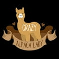 thumbnail image 3 of CafePress - Crazy Alpaca Lady Pajamas - Women's Dark Pajamas, 3 of 4