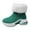Green, variant on LIJCC Women's Chunky Platform Winter Boots Suede Fluffy Booties Leisure Slip On Sneakers Thick Sole Shoes Warm Fur Lined Anti-slip Booties