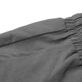 thumbnail image 6 of Cutuoiiu Summer Womens Solid Color Wide-Leg Pants Elastic High Waist Cropped Culottes with Side Pockets for Daily Gifts, 6 of 8